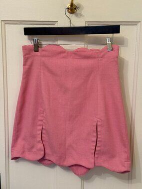 Fashion Brand Company Ink Stain Skirt Pink